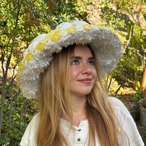 NEW!  Handmade "Daisy" Magic Mushroom Hat